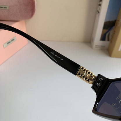 Miu Miu Square Acetate Glasses — 2026 Korean Fashion Eyewear