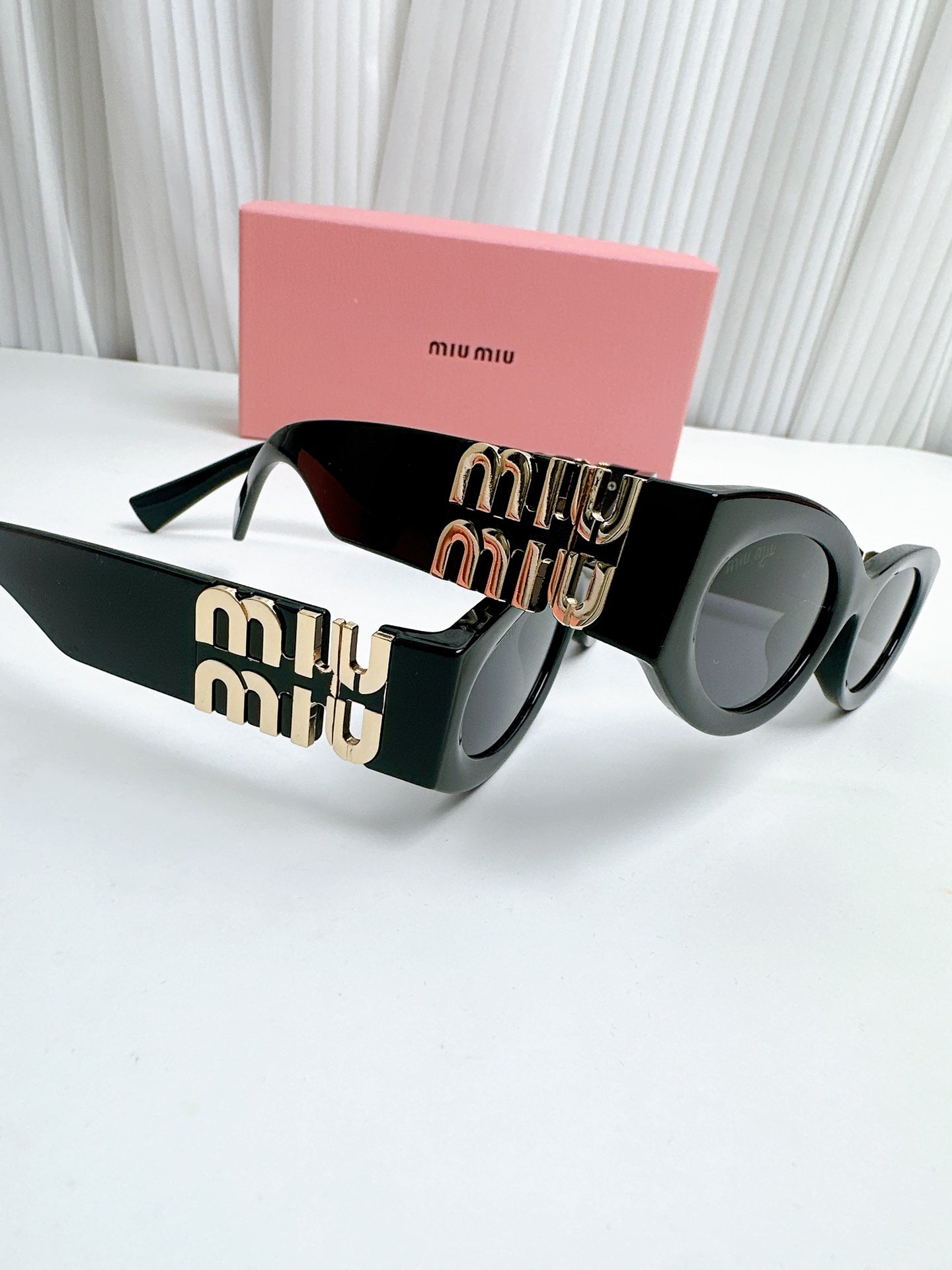 Miu Miu 2026 Acetate & Metal Cat-Eye Glasses
