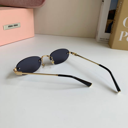 Miu Miu New Season Oval Frame Optical Glasses 2026