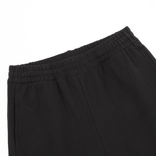 Balenciaga Red Script Logo Sweat Shorts