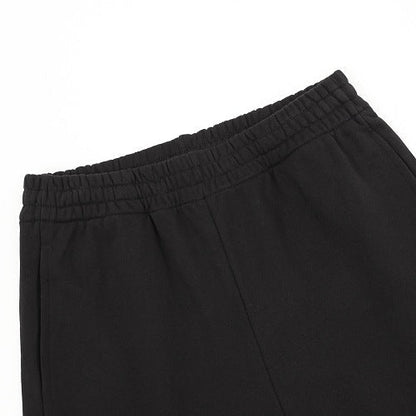 Balenciaga Red Script Logo Sweat Shorts