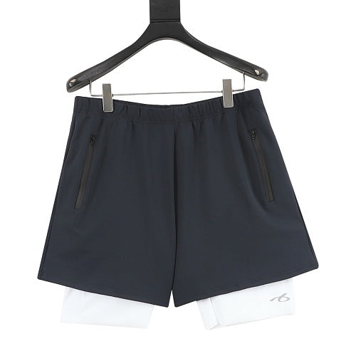 Balenciaga 6B Sports Faux Two-Piece Shorts