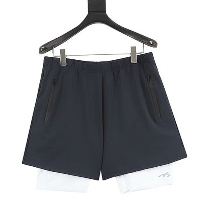 Balenciaga 6B Sports Faux Two-Piece Shorts