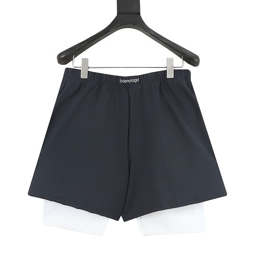Balenciaga 6B Sports Faux Two-Piece Shorts