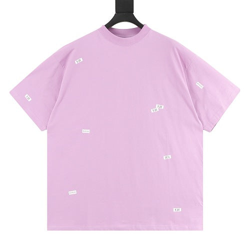 Balenciaga 26SS 520 Embroidered Label T-Shirt