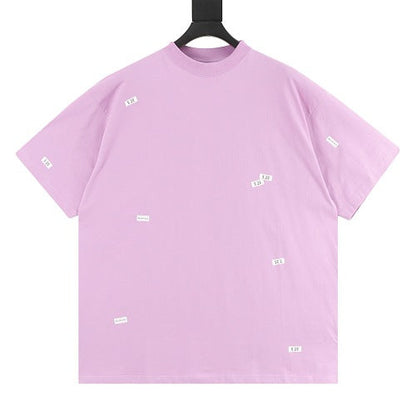 Balenciaga 26SS 520 Embroidered Label T-Shirt