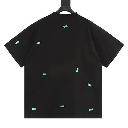 Balenciaga 26SS 520 Embroidered Label T-Shirt