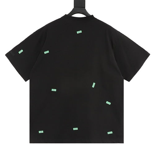 Balenciaga 26SS 520 Embroidered Label T-Shirt