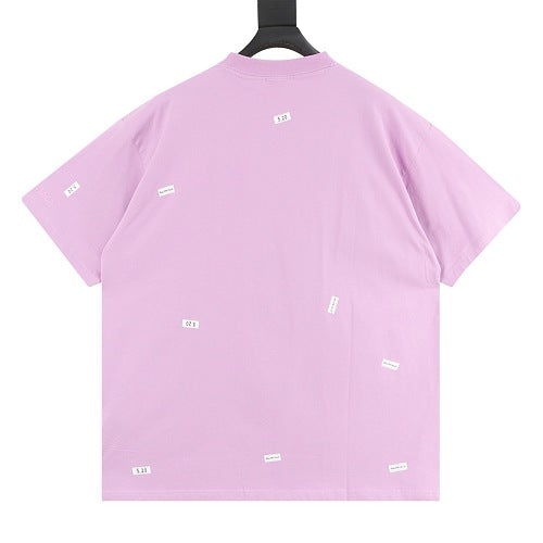 Balenciaga 26SS 520 Embroidered Label T-Shirt