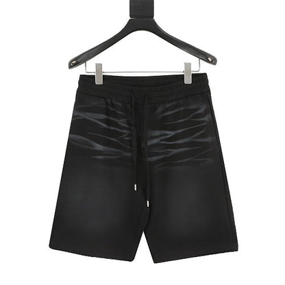 Balenciaga SS26 Embroidered Logo Washed Shorts