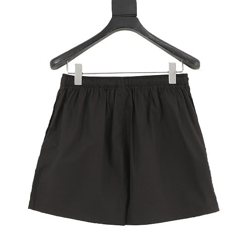 Balenciaga SS26 Gothic Logo Print Shorts