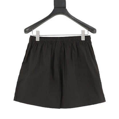 Balenciaga SS26 Gothic Logo Print Shorts