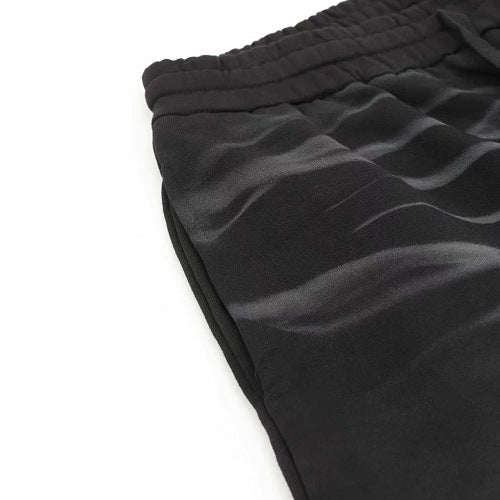 Balenciaga SS26 Embroidered Logo Washed Shorts