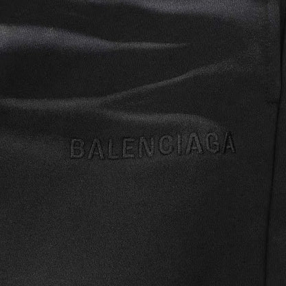Balenciaga SS26 Embroidered Logo Washed Shorts