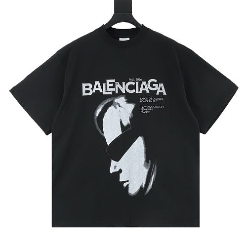 Balenciaga Fall 2026 Couture Portrait Graphic T-Shirt