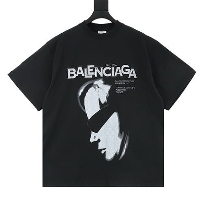 Balenciaga Fall 2026 Couture Portrait Graphic T-Shirt