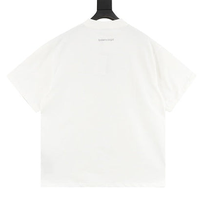 Balenciaga 26SS Mini Reflective Logo T-Shirt