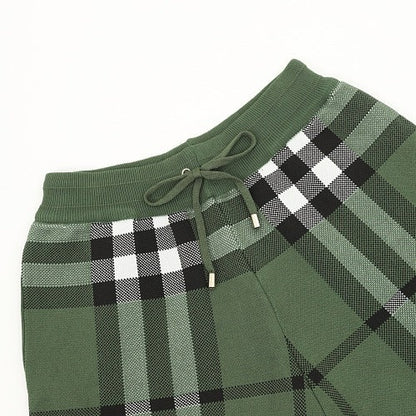 Burberry Oversized Check Knit Shorts
