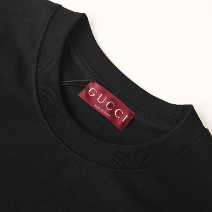 Gucci Embroidered Logo Cotton T-Shirt 2026