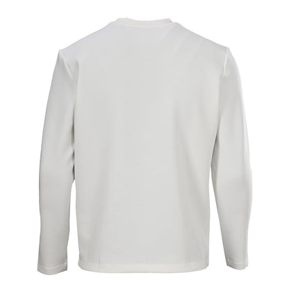 Louis Vuitton Monogram-Filled LV Logo Embroidered Long-Sleeve T-Shirt