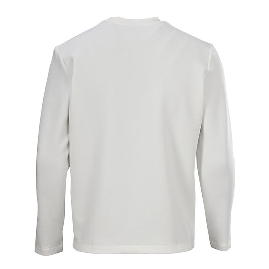 Louis Vuitton Monogram-Filled LV Logo Embroidered Long-Sleeve T-Shirt