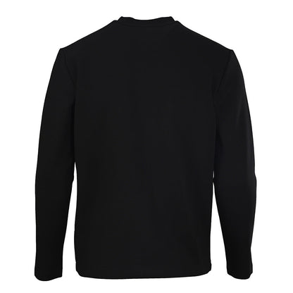 Louis Vuitton Monogram-Filled LV Logo Embroidered Long-Sleeve T-Shirt