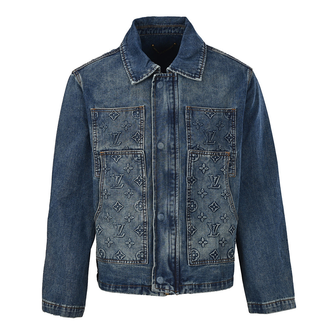 Louis Vuitton LV Monogram Snap Jacket | Streetwear Luxury Flex