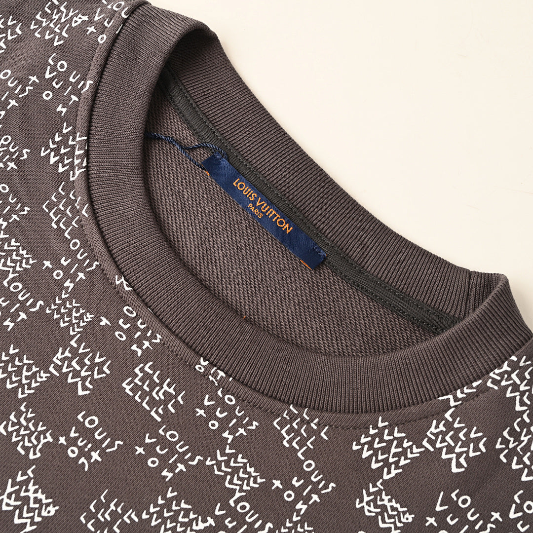 Louis Vuitton Monogram Jacquard Cotton Sweatshirt – Masterful LV Luxury Craft