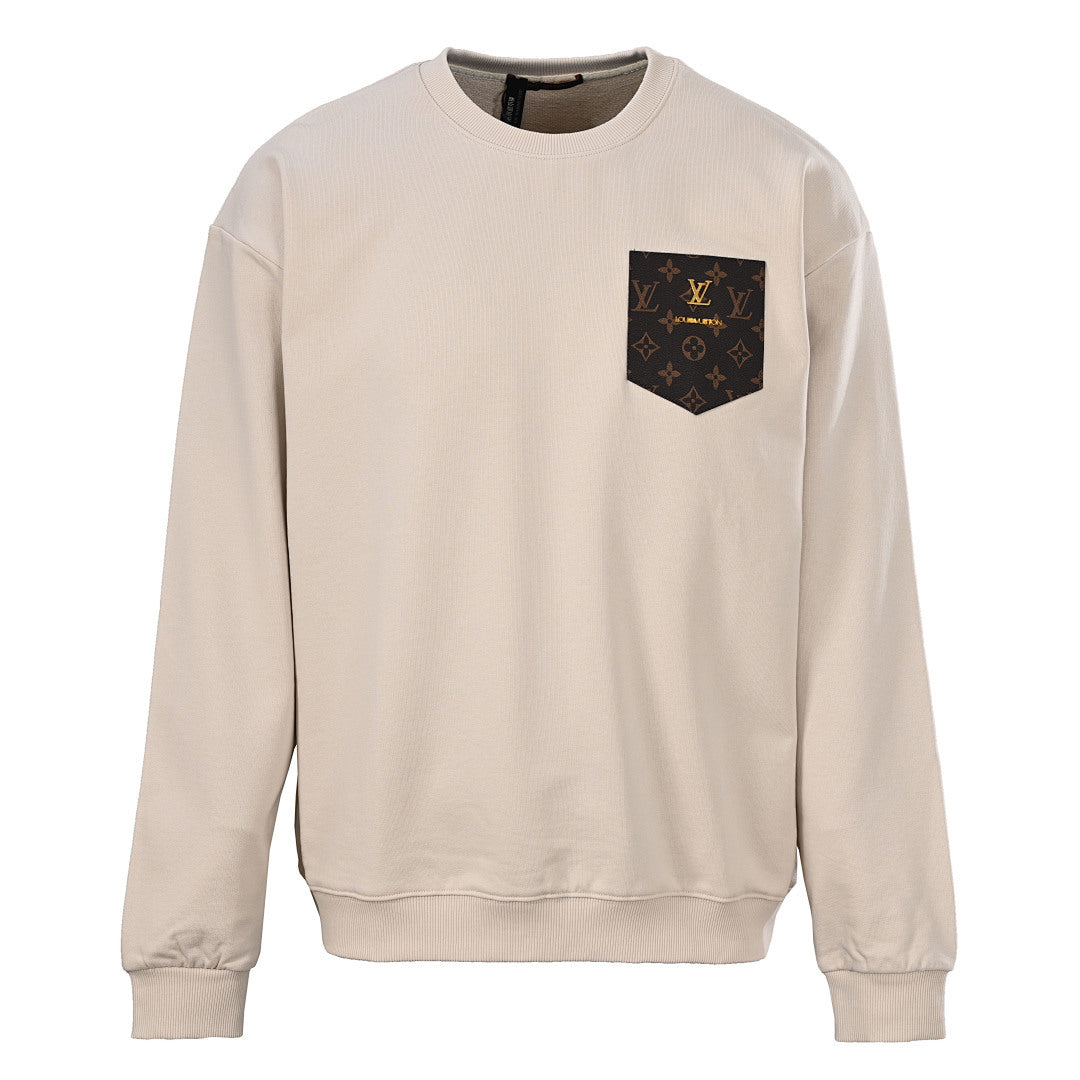 Louis Vuitton Monogram Canvas Pocket Crewneck Sweatshirt