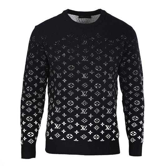 Louis Vuitton Monogram Jacquard Cotton Sweatshirt – Essential LV Luxury Staple