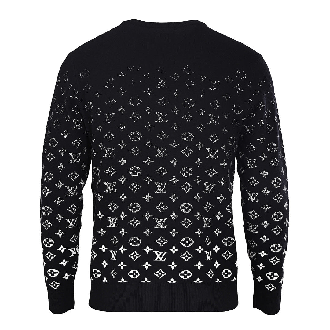 Louis Vuitton Monogram Jacquard Cotton Sweatshirt – Essential LV Luxury Staple