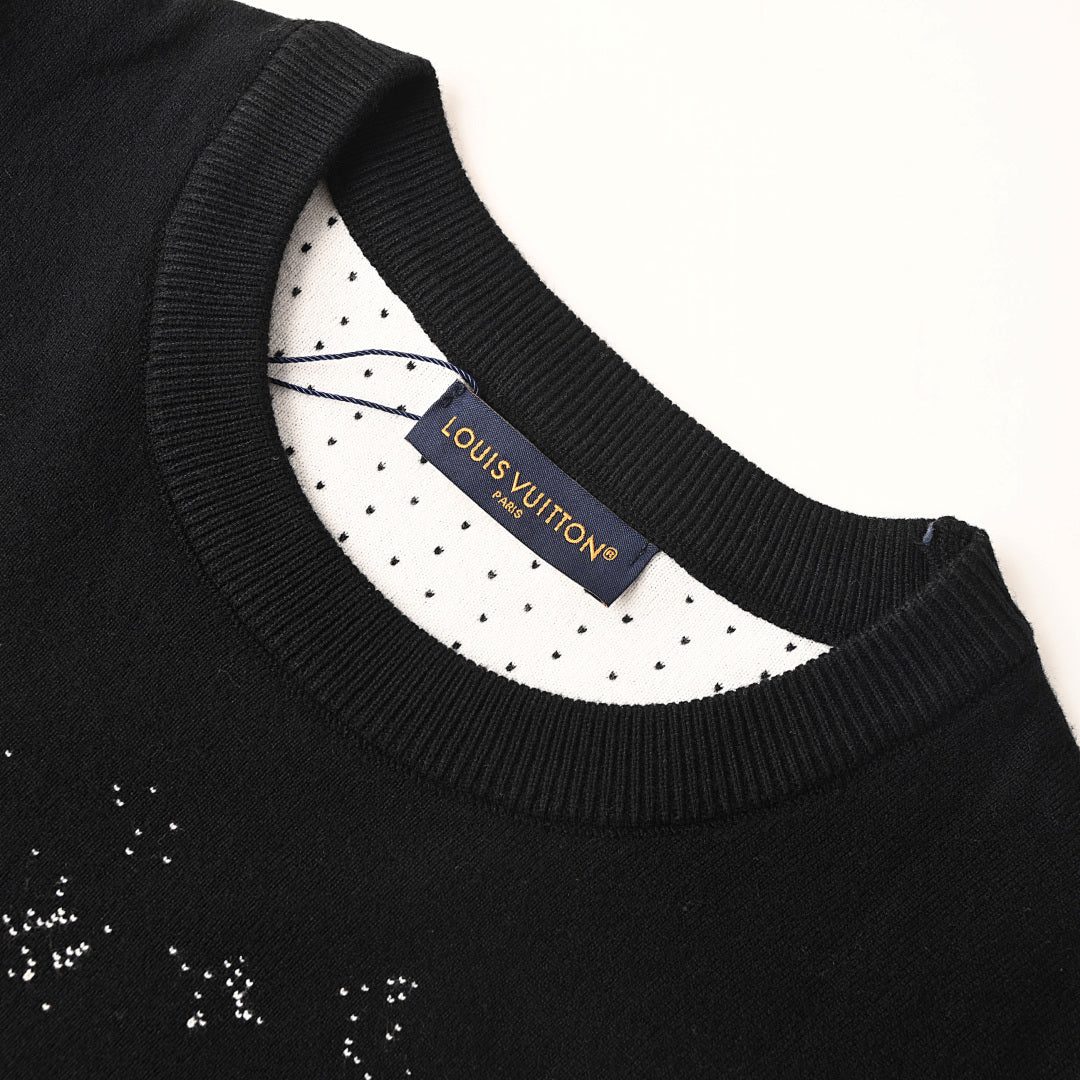 Louis Vuitton Monogram Jacquard Cotton Sweatshirt – Essential LV Luxury Staple