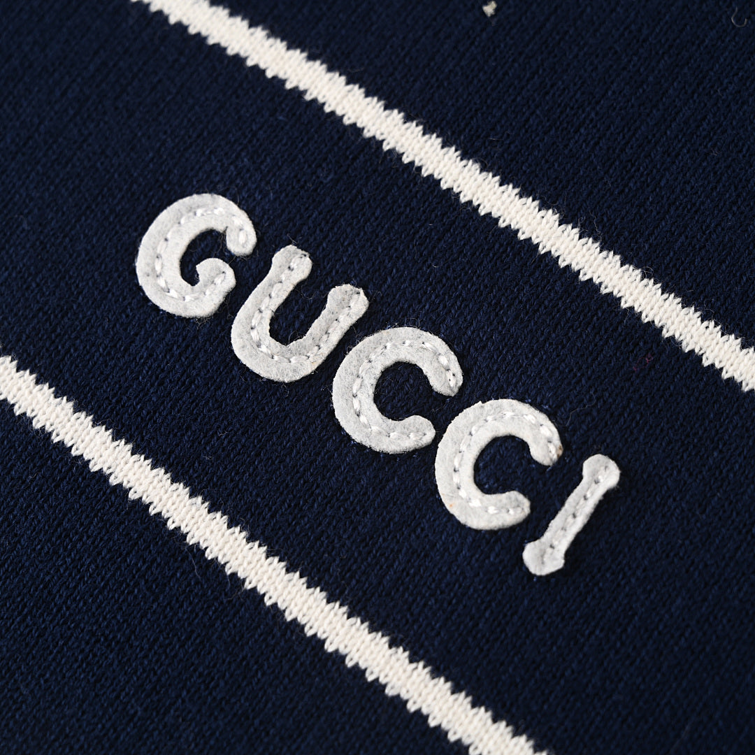 Gucci Striped Web Cotton Polo Shirt 2026
