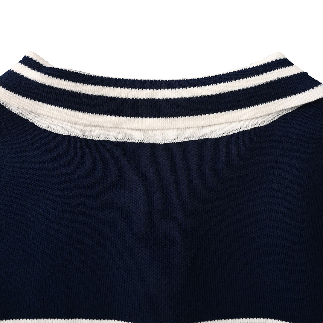 Gucci Striped Web Cotton Polo Shirt 2026