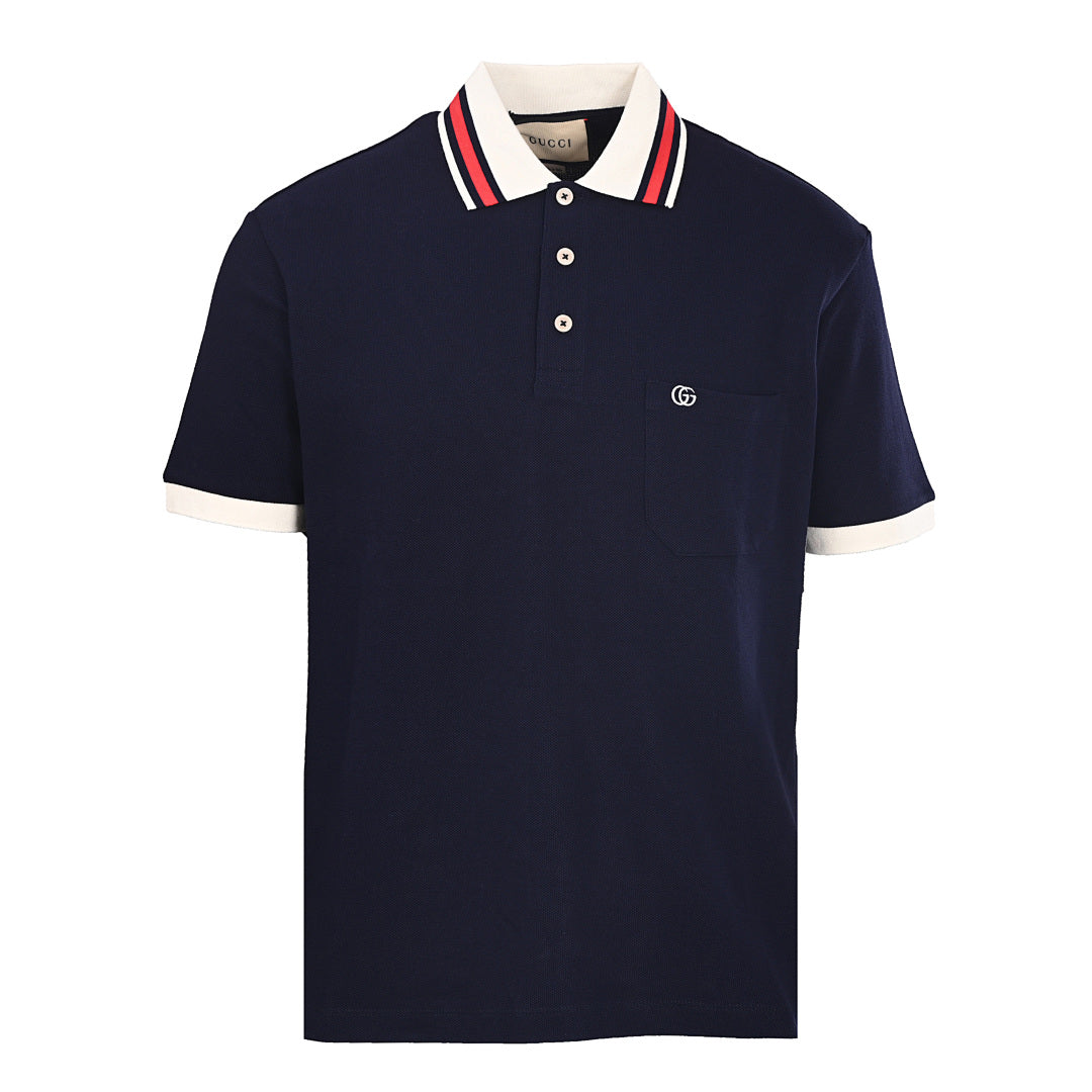 Gucci Double-G Chest Embroidery Polo Shirt 2026