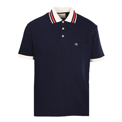 Gucci Double-G Chest Embroidery Polo Shirt 2026