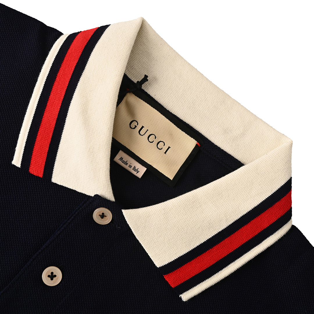 Gucci Double-G Chest Embroidery Polo Shirt 2026
