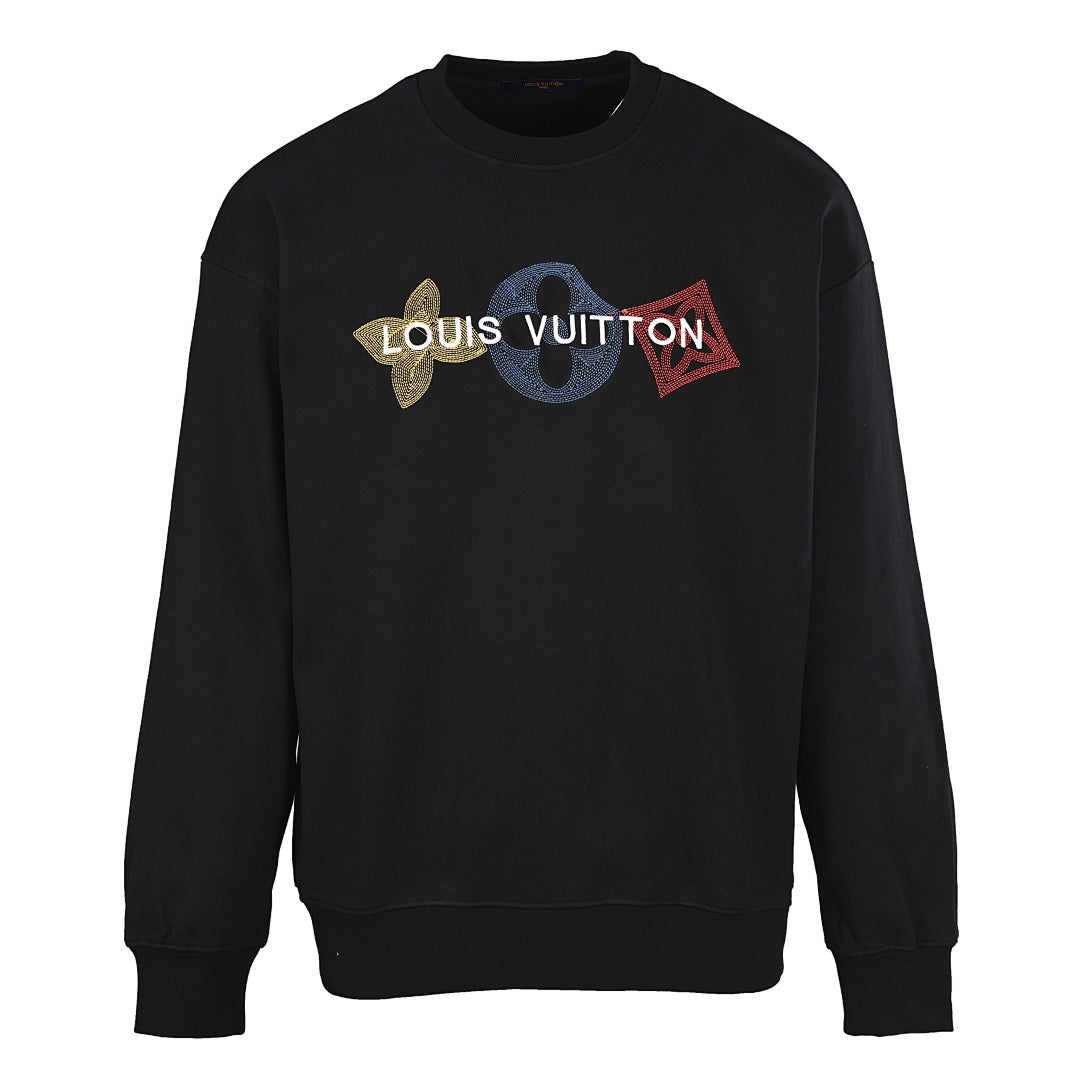 Louis Vuitton Monogram Jacquard Cotton Sweatshirt – Commanding LV Luxury Presence