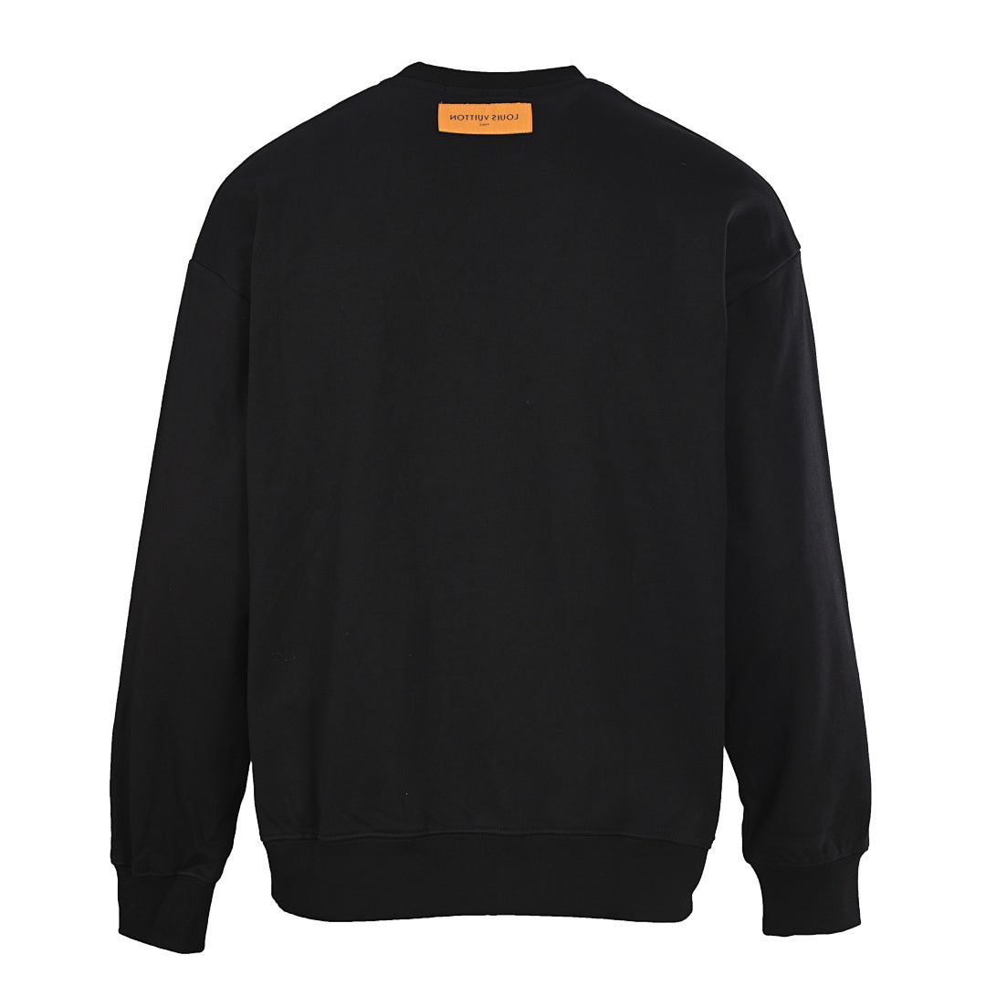Louis Vuitton Monogram Jacquard Cotton Sweatshirt – Commanding LV Luxury Presence