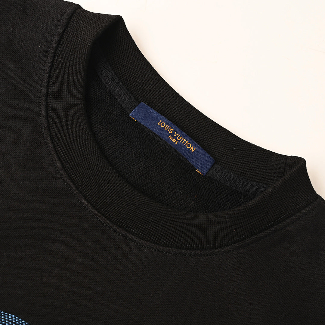 Louis Vuitton Monogram Jacquard Cotton Sweatshirt – Commanding LV Luxury Presence