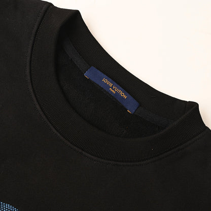 Louis Vuitton Monogram Jacquard Cotton Sweatshirt – Commanding LV Luxury Presence