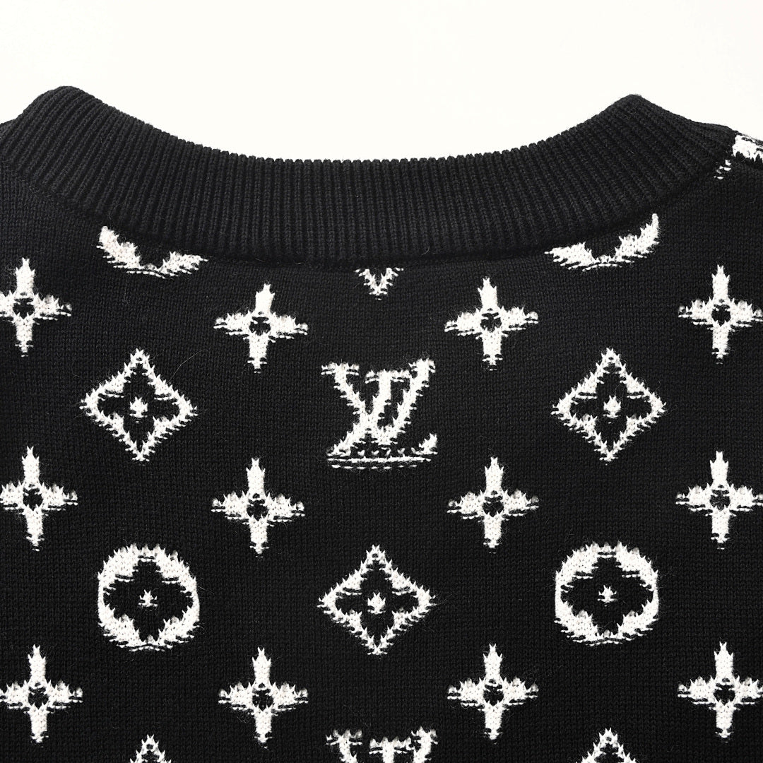 Louis Vuitton Monogram Jacquard Cotton Sweatshirt – Quiet Authority