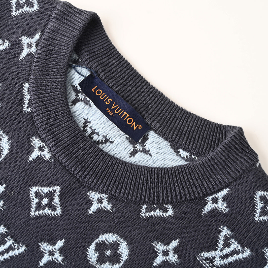 Louis Vuitton Monogram Jacquard Cotton Sweatshirt – Silent Luxury