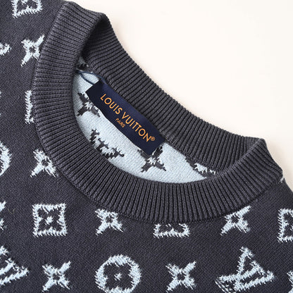 Louis Vuitton Monogram Jacquard Cotton Sweatshirt – Silent Luxury