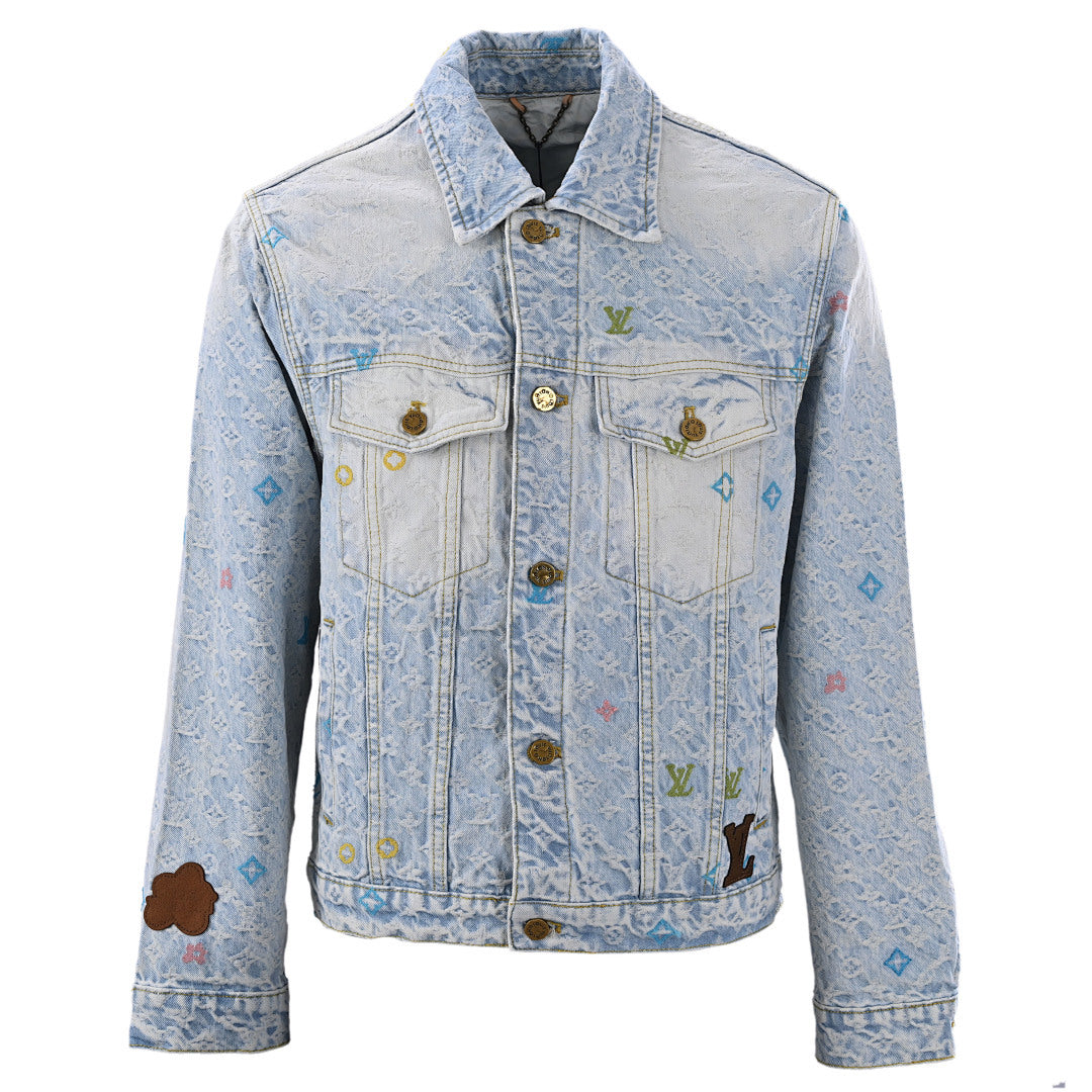 Louis Vuitton Men's Logo Print Jacket | Luxury Streetwear Outerwear