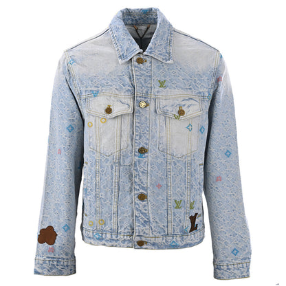Louis Vuitton Men's Logo Print Jacket | Luxury Streetwear Outerwear