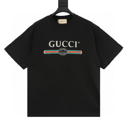Gucci Classic Belt Print Cotton Short-Sleeve Shirt 2026