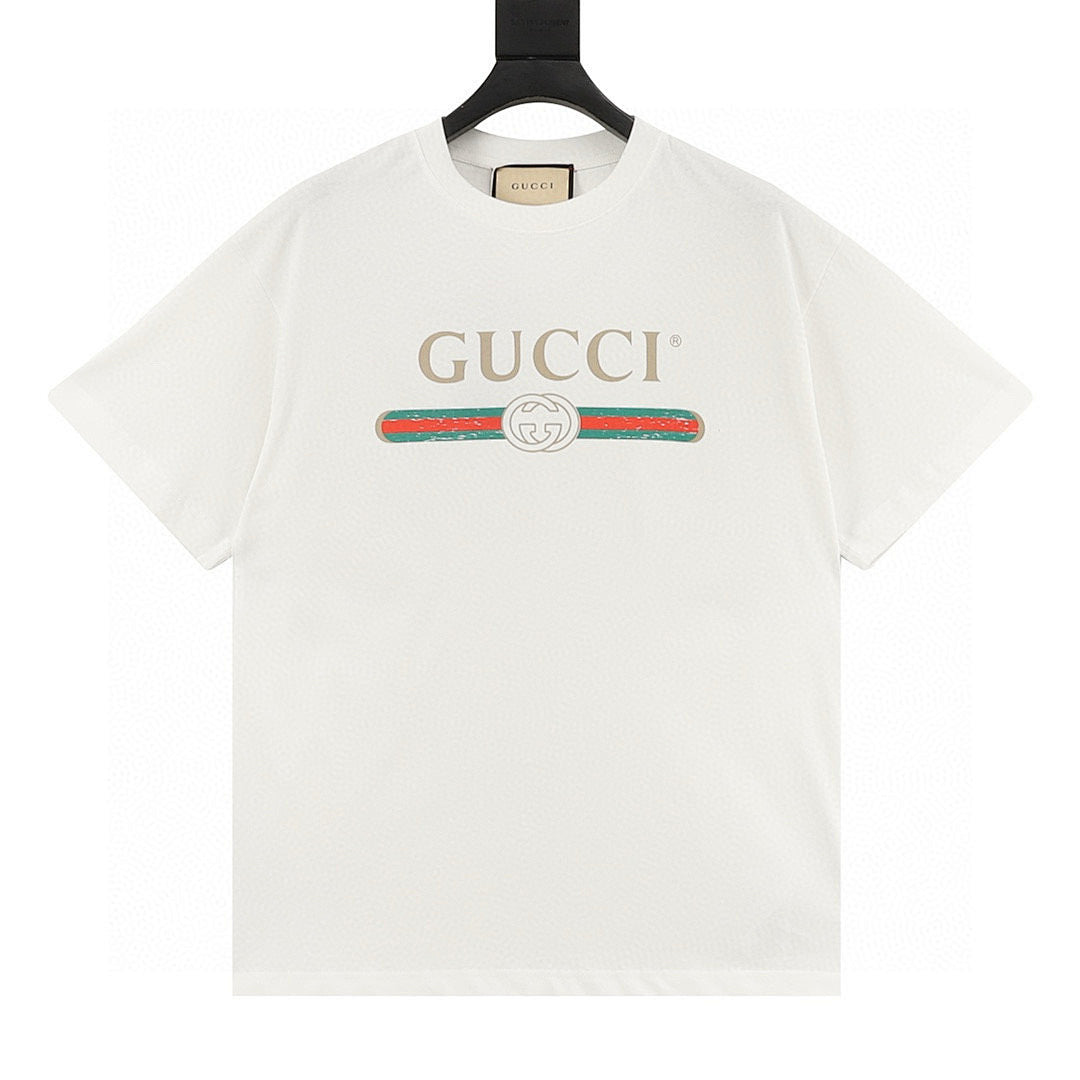 Gucci Classic Belt Print Cotton Short-Sleeve Shirt 2026