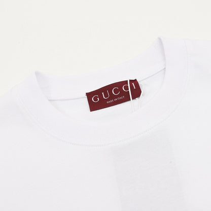 Gucci Two-Tone Horsebit Web Cotton T-Shirt 2026