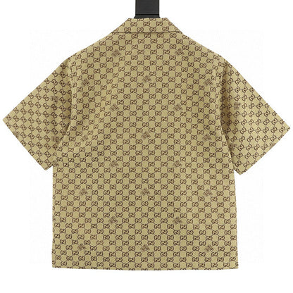Gucci GG Monogram "Year of the Horse" Embroidered Cuban Collar Shirt 2026
